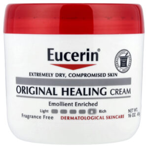 Eucerin Creme Original Healing Para Pele Comprometida e Extremamente Seca Sem Perfume 454 g (16 oz)