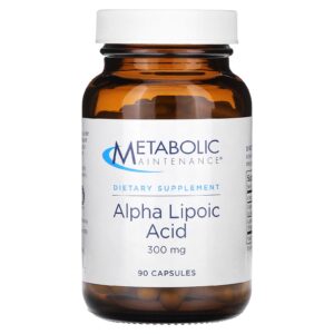 Metabolic Maintenance Ácido Alfa-Lipoico 300 mg 90 Cápsulas