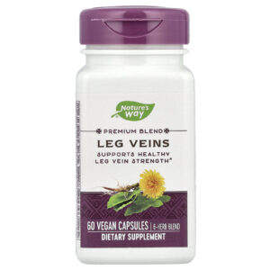 Natures Way Mistura Premium Leg Veins 60 Cápsulas Veganas
