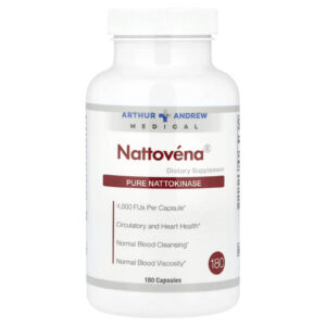Arthur Andrew Medical Nattovéna® Nattokinase Pura 4.000 UFs 180 Cápsulas