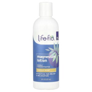 Life-flo Loção de Magnésio Baunilha 237 ml (8 fl oz)