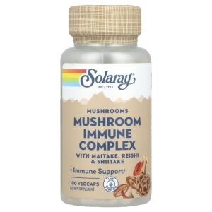 Solaray Complexo Imunológico de Cogumelos com Maitake Reishi e Shiitake 100 VegCaps