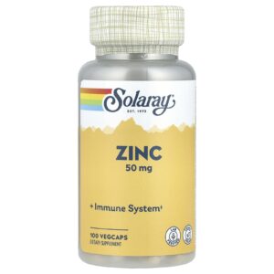 Solaray Zinco 50 mg 100 VegCaps
