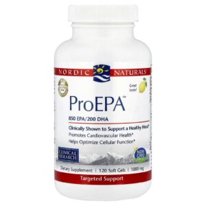 Nordic Naturals ProEPA™ Limão 120 Cápsulas Softgel