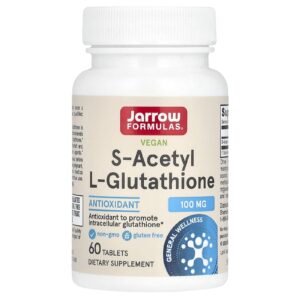 Jarrow Formulas S-Acetil L-Glutationa 100 mg 60 Comprimidos
