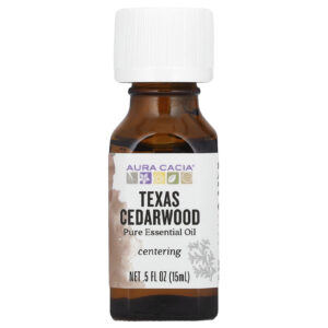 Aura Cacia Óleo Essencial Puro Cedro do Texas 15 ml (05 fl oz)
