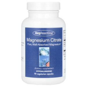 Allergy Research Group Citrato de Magnésio 170 mg 90 Cápsulas Vegetarianas