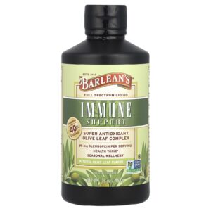 Barleans Complexo de Folha de Oliveira Sabor Natural de Folha de Oliveira 454 g (16 oz)