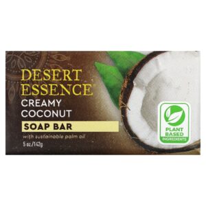 Desert Essence Sabonete em Barra Coco Cremoso 142 g (5 oz)