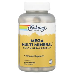 Solaray Mega Multi Mineral™ 200 Cápsulas