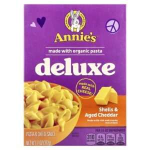 Annies Homegrown Conchas Deluxe e Cheddar Envelhecido 312 g (11 oz)