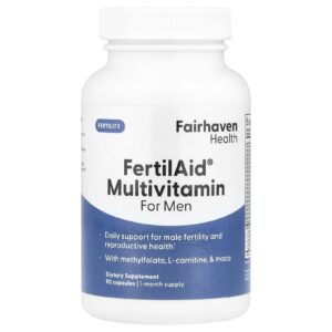 Fairhaven Health FertilAid para Homens 90 cápsulas