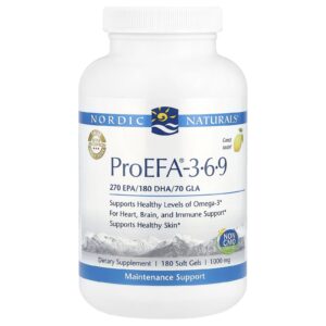 Nordic Naturals ProEFA® - 3-6-9 Limão 180 Cápsulas Softgel