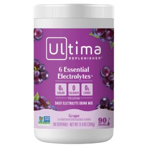 Ultima Replenisher Mistura de Eletrólitos Uva 306 g (108 oz)