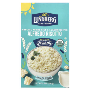 Lundberg Risotto Orgânico Alfredo 156 g (55 oz)