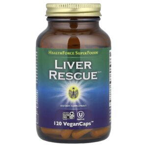 HealthForce Superfoods Liver Rescue Versão 6 120 Cápsulas Veganas