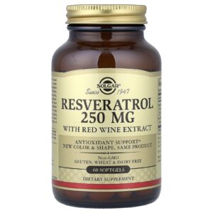 Solgar Resveratrol 60 Cápsulas Softgel
