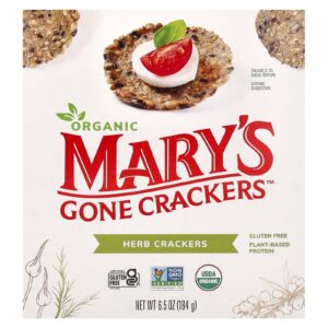 Marys Gone Crackers Biscoitos de Ervas Orgânicas 184 g (65 oz)