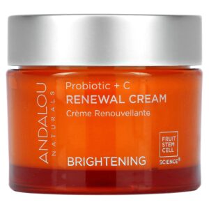 Andalou Naturals Creme Renovador Probiótico + Vitamina C Iluminador 50 ml (17 fl oz)