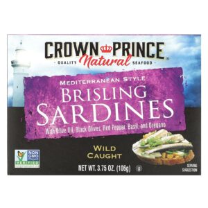 Crown Prince Natural Sardinhas Ervasadas Estilo Mediterrâneo 106 g (375 oz)