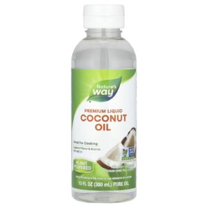Natures Way Óleo de Coco Líquido Premium 300 ml (10 fl oz)