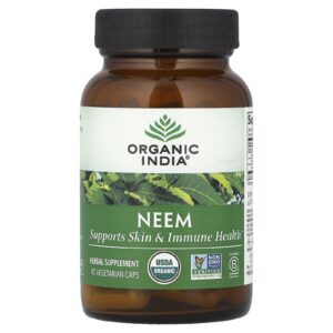 Organic India Neem 90 Cápsulas Vegetarianas