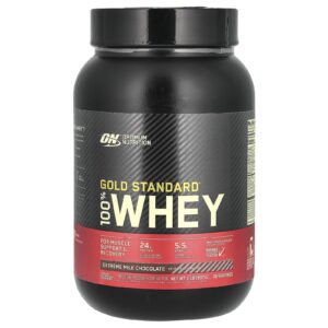 Optimum Nutrition Gold Standard 100% Whey Chocolate ao Leite Extremo 907 g (2 lb)