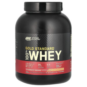 Optimum Nutrition Gold Standard 100% Whey Banana e Morango 227 kg (5 lb)