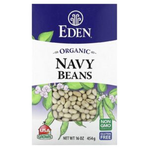 Eden Foods Feijão Branco Orgânico 454 g (16 oz)