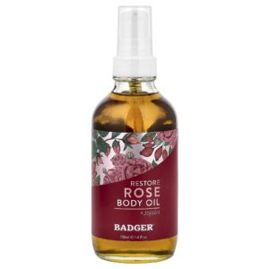 Badger Óleo Corporal Rosa + Jojoba 118 ml (4 fl oz)
