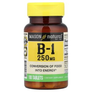 Mason Natural Vitamina B-1 250 mg 100 Comprimidos