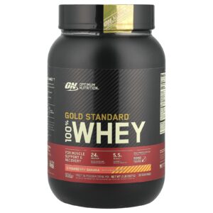 Optimum Nutrition Gold Standard 100% Whey Banana e Morango 907 g (2 lb)
