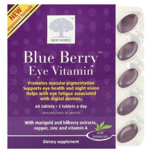 New Nordic Blue Berry™ Vitamina para os Olhos 60 Comprimidos