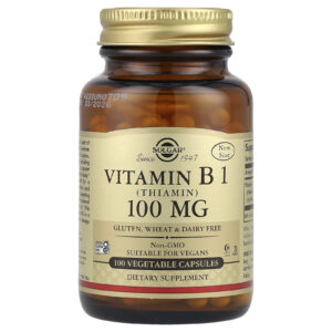 Solgar Vitamina B1 100 mg 100 Cápsulas Vegetais