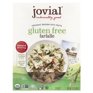 Jovial Macarrão de Arroz Integral Orgânico Farphale 340 g (12 oz)