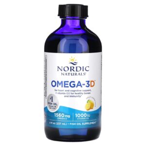 Nordic Naturals Ômega 3D Limão 237 ml