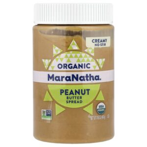 MaraNatha Manteiga de Amendoim Orgânica Cremosa 454 g (16 oz)