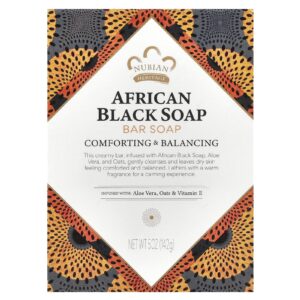 Nubian Heritage Sabonete em Barra Preto Africano 142 g (5 oz)