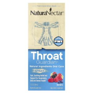 NaturaNectar Spray Throat Guardian™ Própolis de Abelha 5 mg 30 ml (1 fl oz)