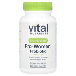 Vital Nutrients Hyperbiotics® Probiótico Pro-Women® 30 Comprimidos Veganos