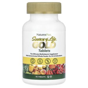 NaturesPlus Source of Life Gold O Suplemento Multivitamínico Definitivo 90 Comprimidos