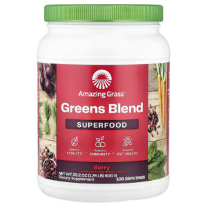 Amazing Grass Mistura de Verduras Superalimento Fruto Silvestre 800 g (176 lb)