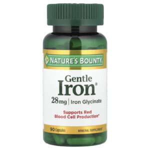Natures Bounty Ferro Suave 28 mg 90 Cápsulas