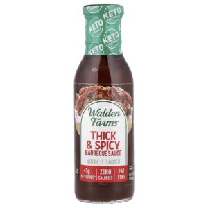 Walden Farms Molho de churrasco Espesso e Apimentado 12 oz (340 g)