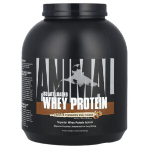 Animal Proteína Whey em Pó Carregada com Isolado Pão de Canela Congelado 181 kg (4 lb)