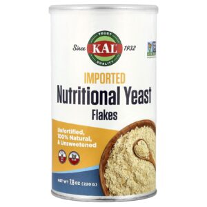 KAL Flocos de Levedura Nutricional Importados Sem Açúcar 220 g (78 oz)