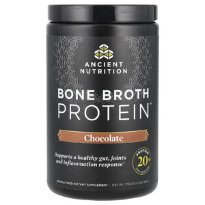 Ancient Nutrition Bone Broth Protein™ Sabor Chocolate 504 g (11 lb)