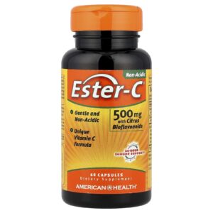 American Health Ester-C® com Bioflavonoides Cítricos 60 Cápsulas