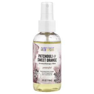 Aura Cacia Spray de Aromaterapia Patchuli e Laranja Doce 118 ml (4 fl oz)