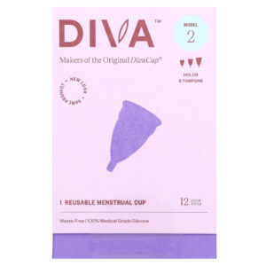 Diva International DivaCup Modelo 2 1 Copo Menstrual Reutilizável